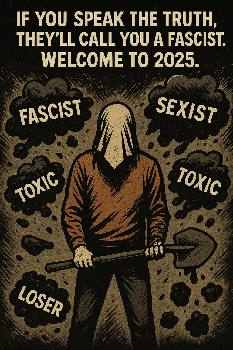 If you speak the truth, they’ll call you a fascist. Welcome to 2025.