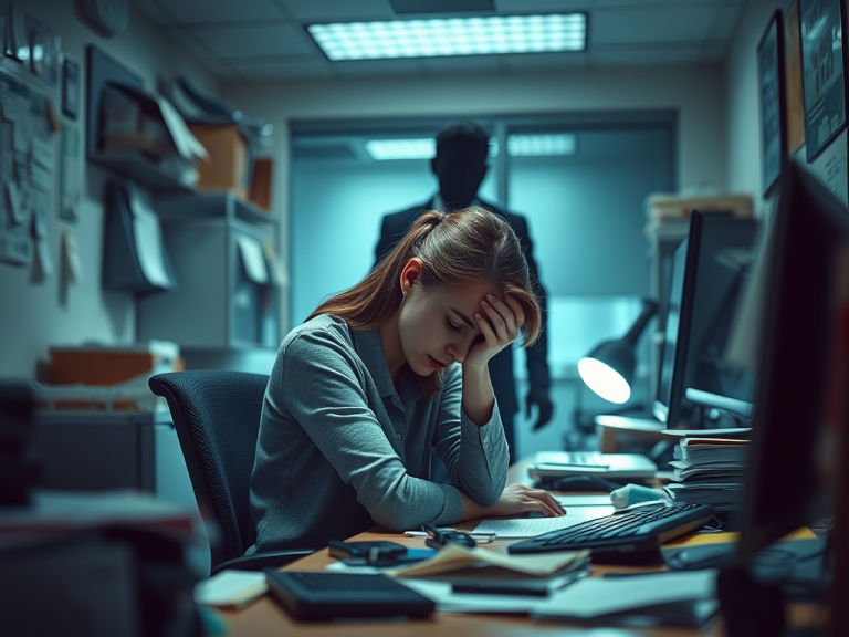 Work is violence, the boss is an abuser