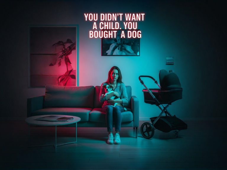 You didn’t want a child. You bought a dog.